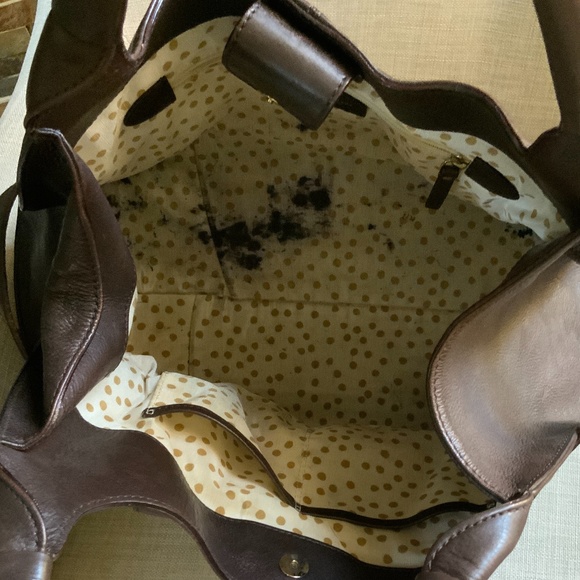 KATE SPADE Structured Brown Leather Handbag - Picture 11 of 15